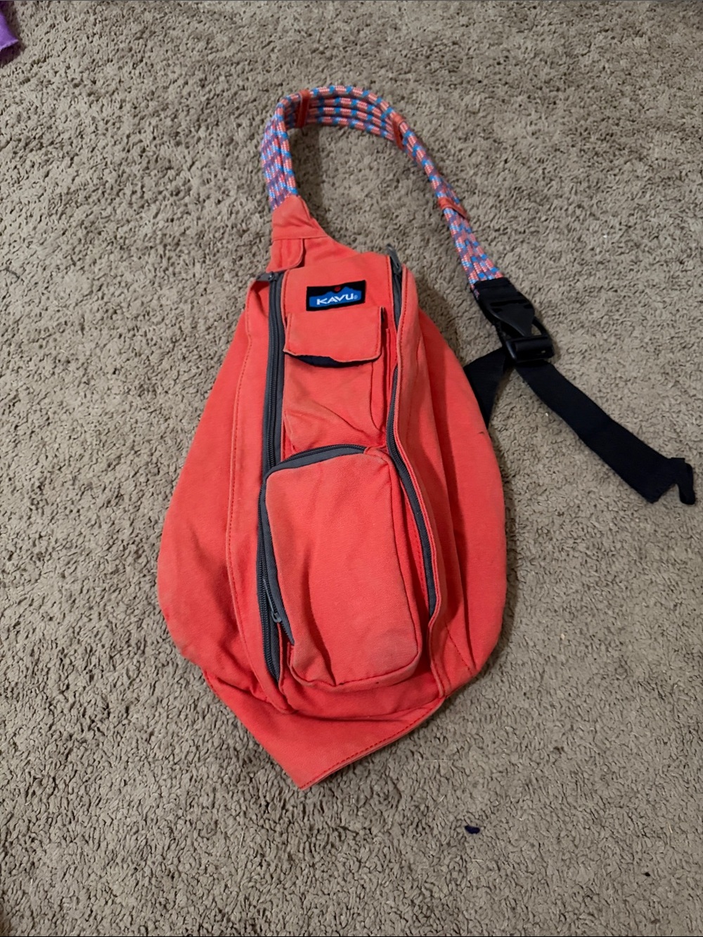 Kavu Orange Sling Bag